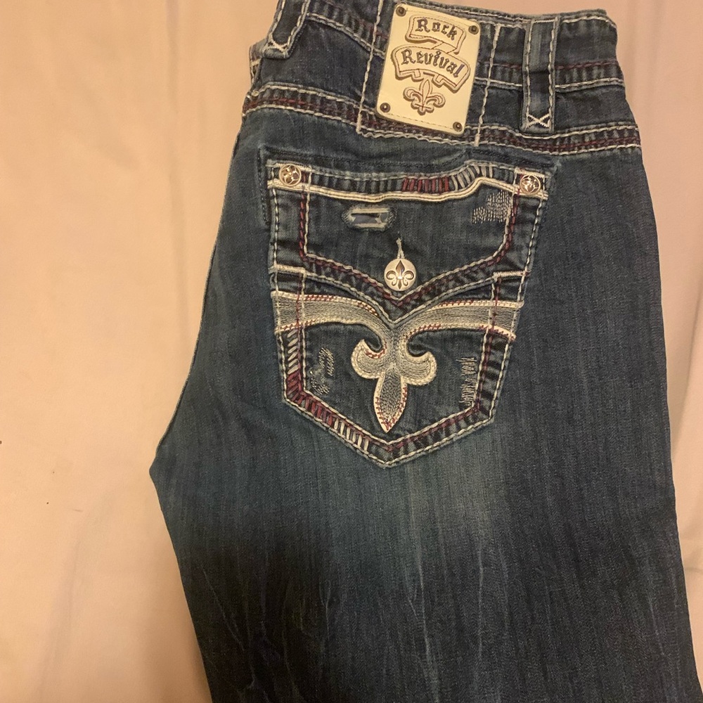 COPY - Rock Revival Ledford Relaxed Straight Jeans